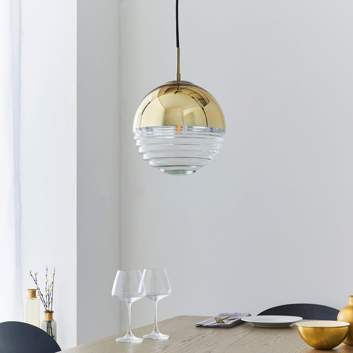 Gold effect plate