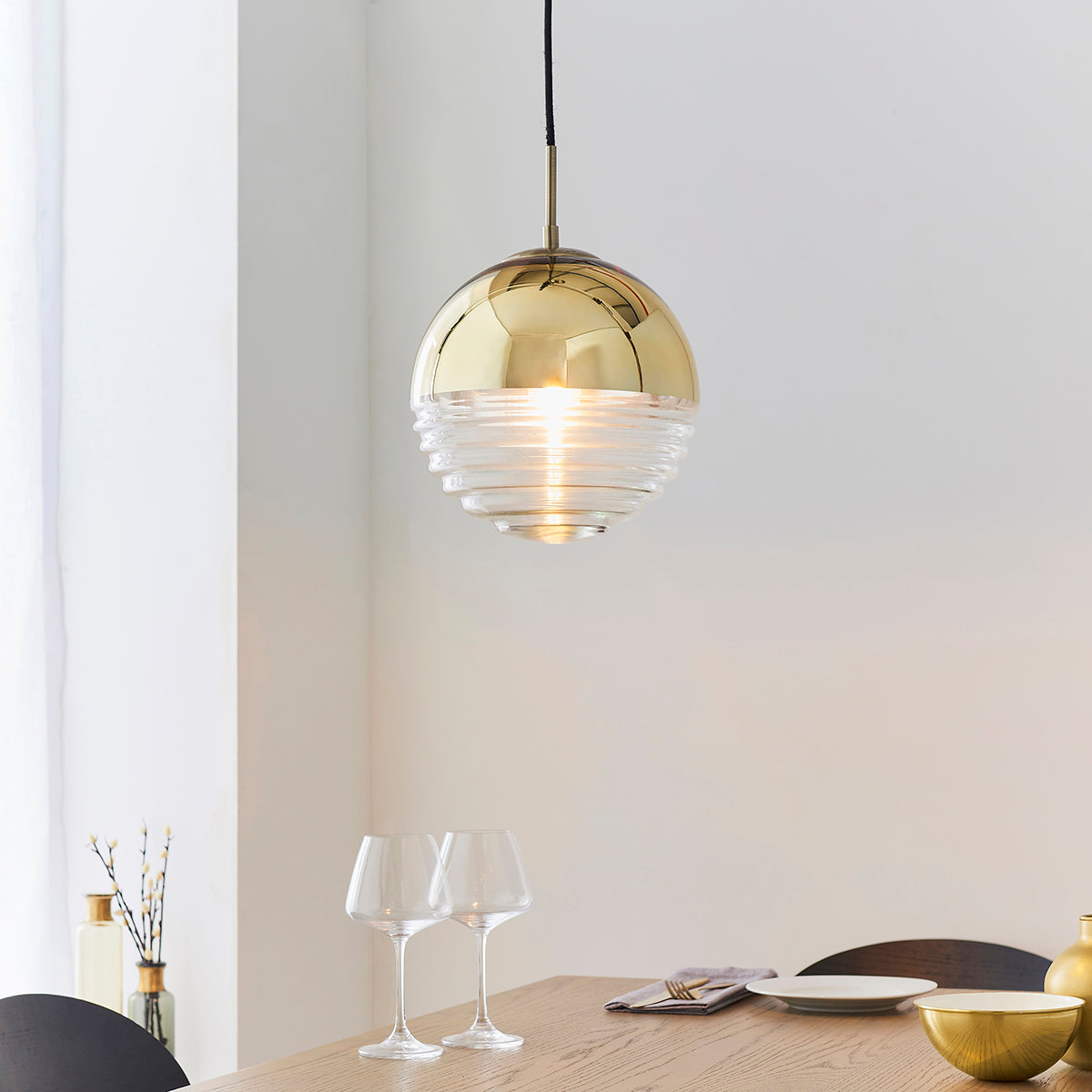 Gold effect plate