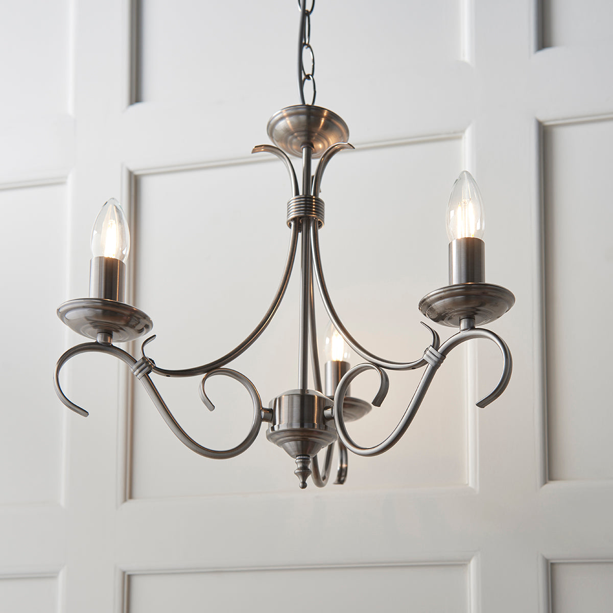 Antique silver effect plate