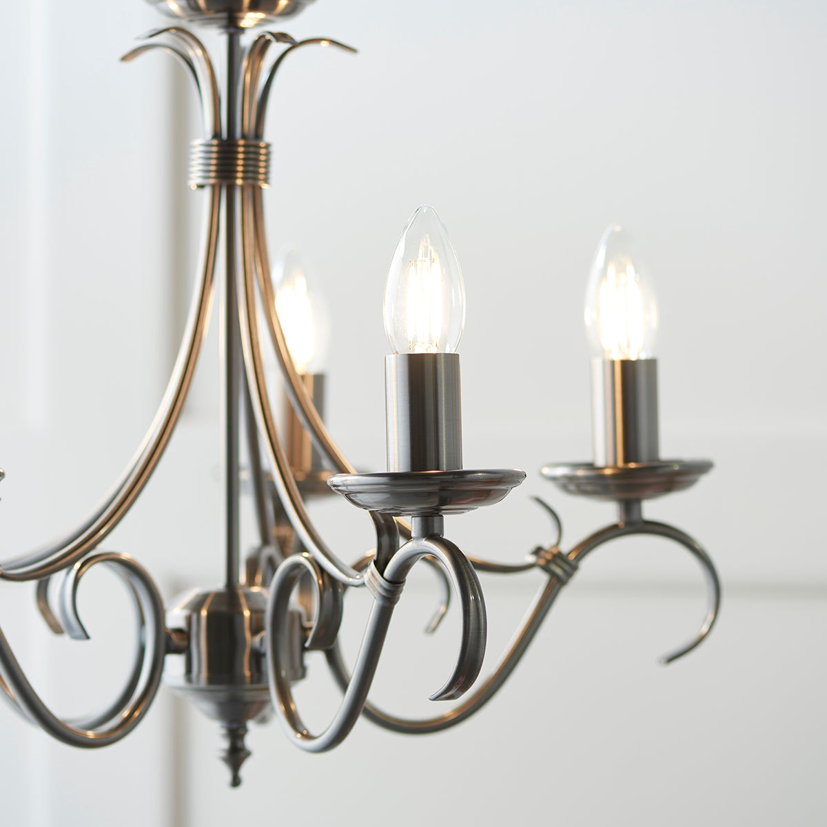 Antique silver effect plate