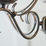 Antique silver effect plate