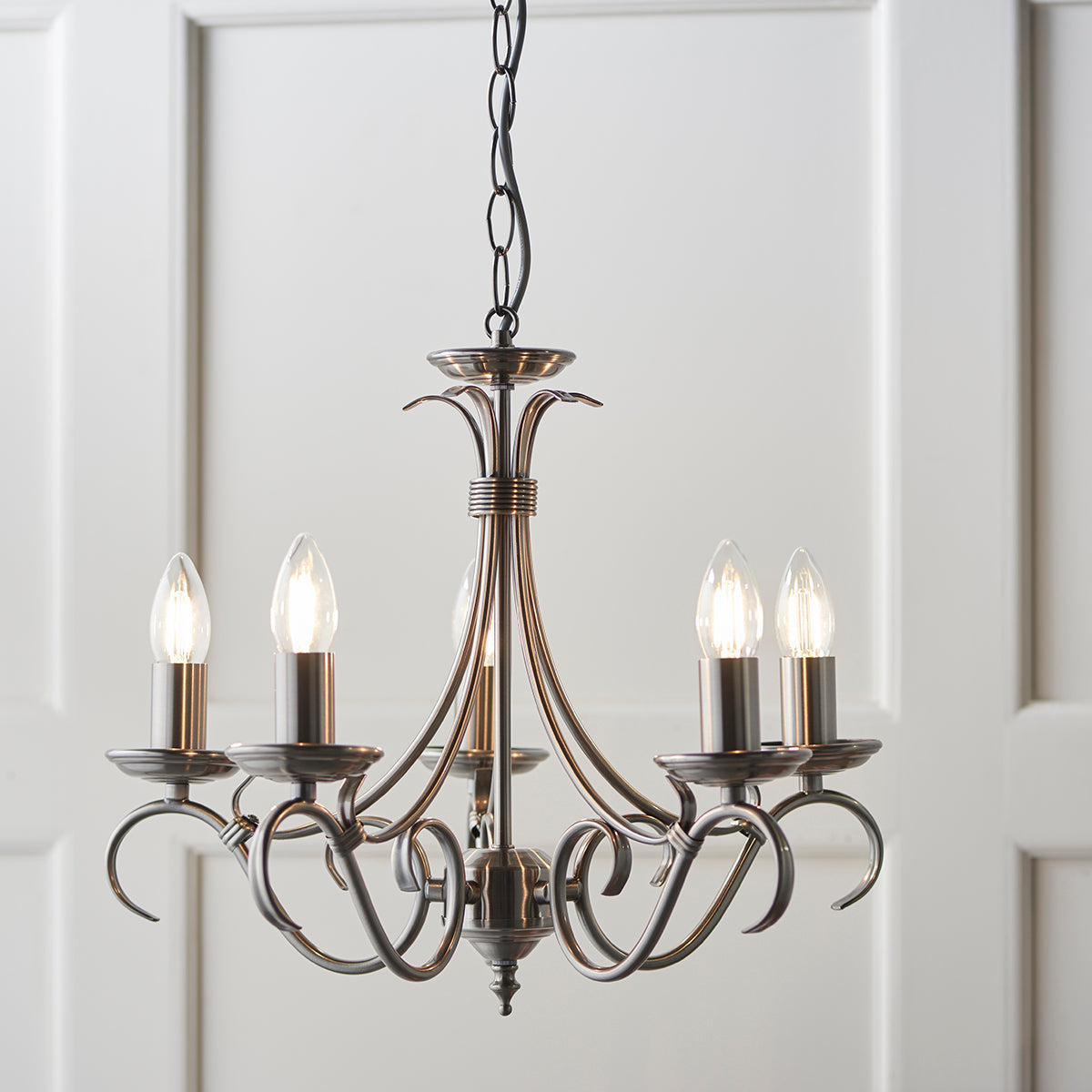 Antique silver effect plate