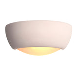 Unglazed ceramic & frosted glass