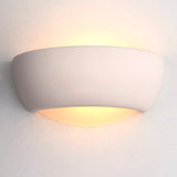 Unglazed ceramic & frosted glass