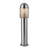 Polished stainless steel & clear pc