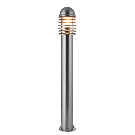 Polished stainless steel & clear pc