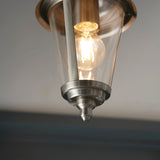 Polished stainless steel & clear pc