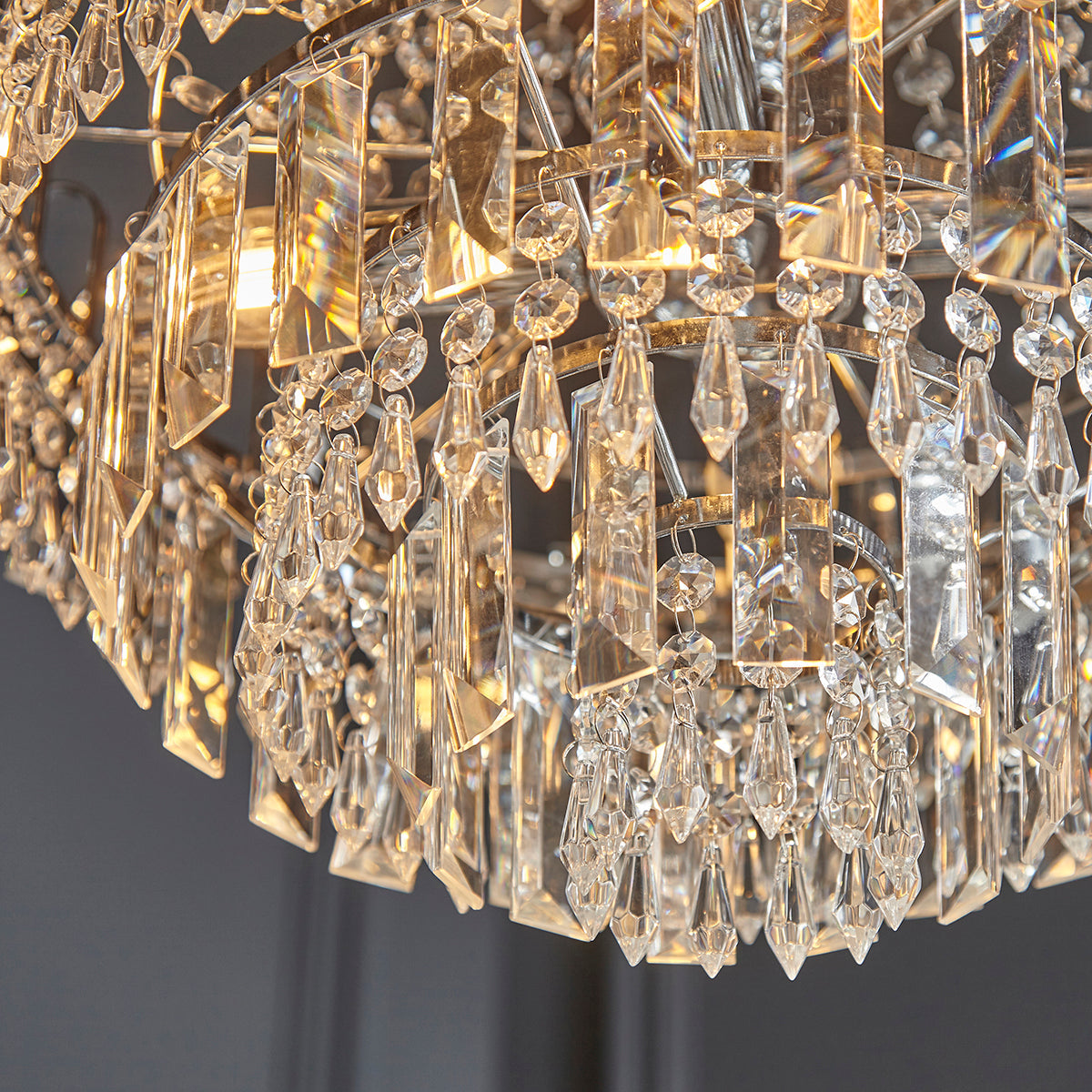 Clear glass & chrome plate