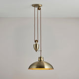 Antique brass plate