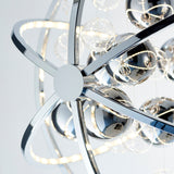 Chrome plate with clear & chrome glass