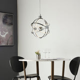 Chrome plate with clear & chrome glass