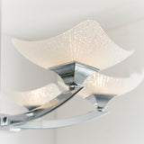 Chrome plate & scavo glass
