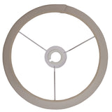 Grey linen mix fabric  31 CM