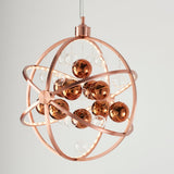 Copper plate with clear & copper glass