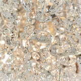 Clear crystal & chrome plate