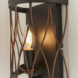 Matt black & rustic bronze paint