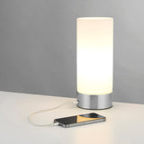 Brushed nickel plate & opal glass