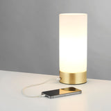 Brushed brass plate & opal glass