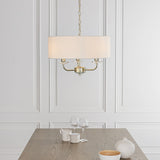 Brass plate & vintage white fabric