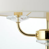 Brass plate & vintage white fabric