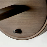 Dark antique bronze plate & marble fabric
