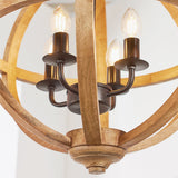 Mango wood & dark bronze paint