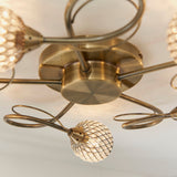 Antique brass plate & antique brass wire