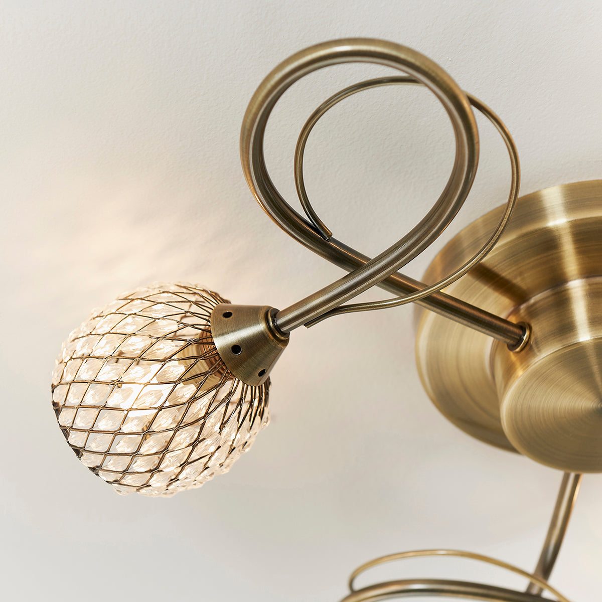 Antique brass plate & antique brass wire