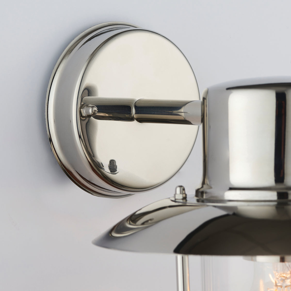 Polished stainless steel