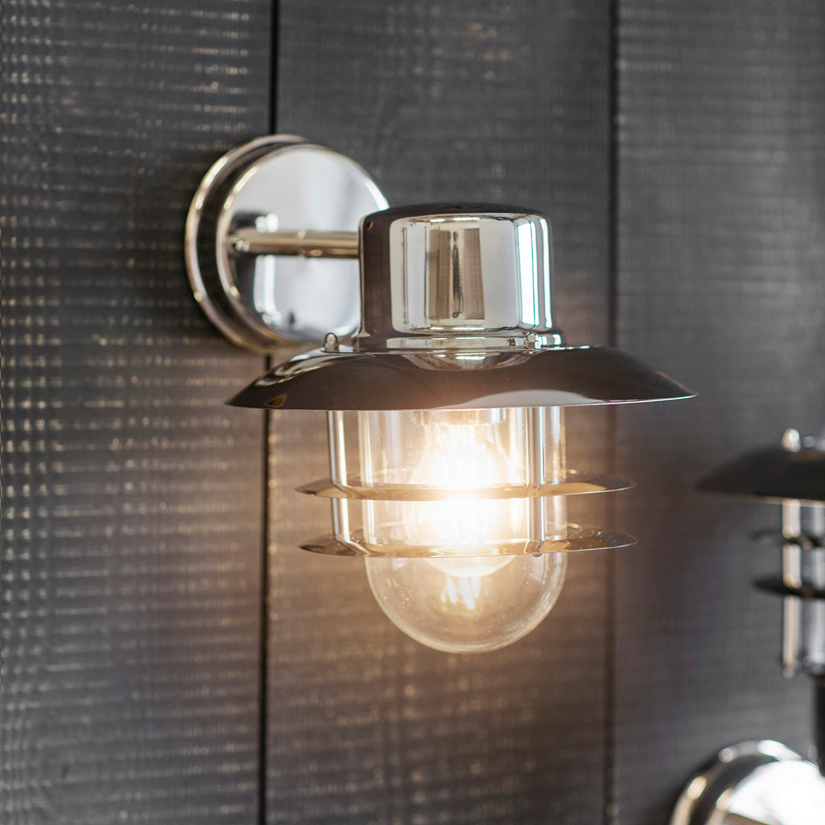 Polished stainless steel
