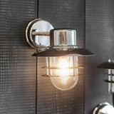 Polished stainless steel