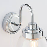 Clear glass & chrome plate