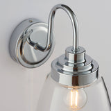 Clear glass & chrome plate