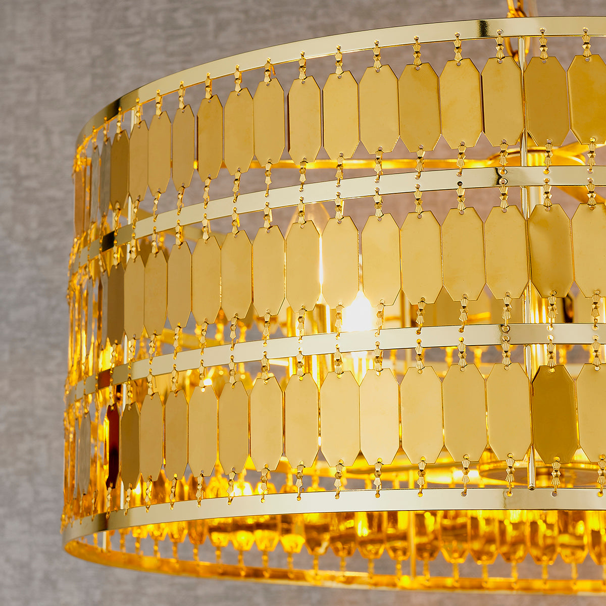Gold effect plate
