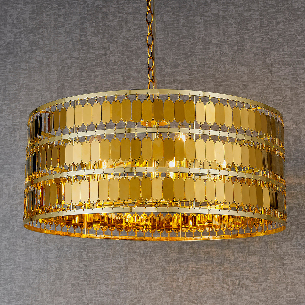 Gold effect plate