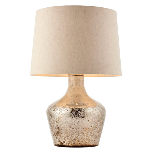Pearl ombre foil & vintage white linen