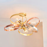Brushed brass, nickel & copper plate