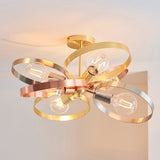 Brushed brass, nickel & copper plate