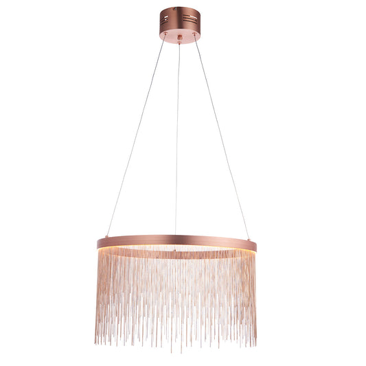 Brushed copper plate & copper