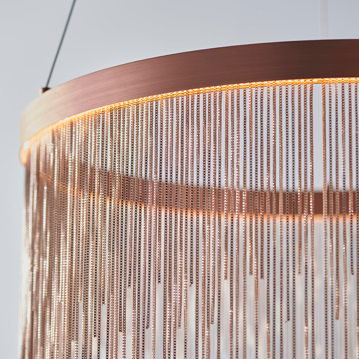 Brushed copper plate & copper