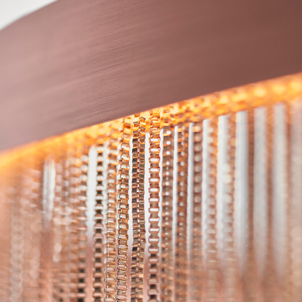 Brushed copper plate & copper