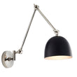 Polished nickel plate & matt black