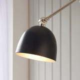 Polished nickel plate & matt black