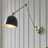 Polished nickel plate & matt black