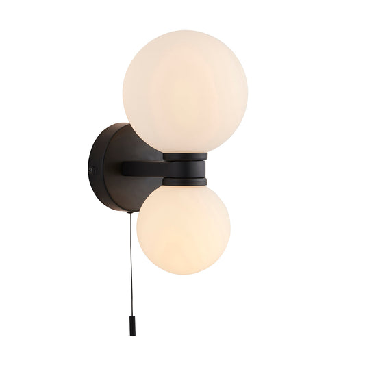 Matt black & matt white glass