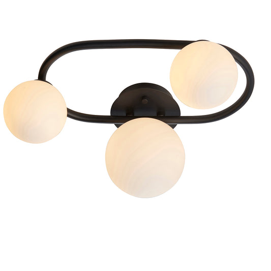 Matt black & matt white glass