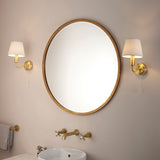 Satin brass plate & ivory linen mix fabric