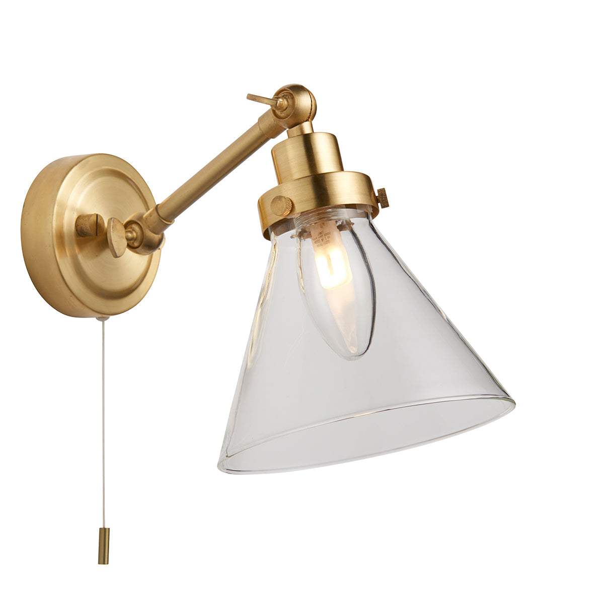 Satin brass plate