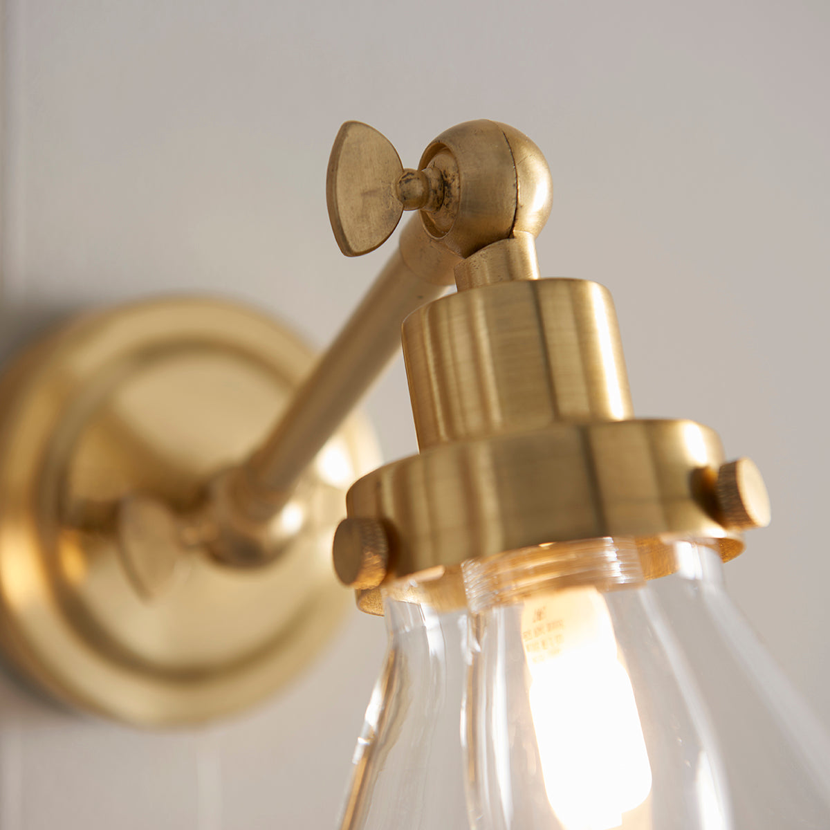Satin brass plate