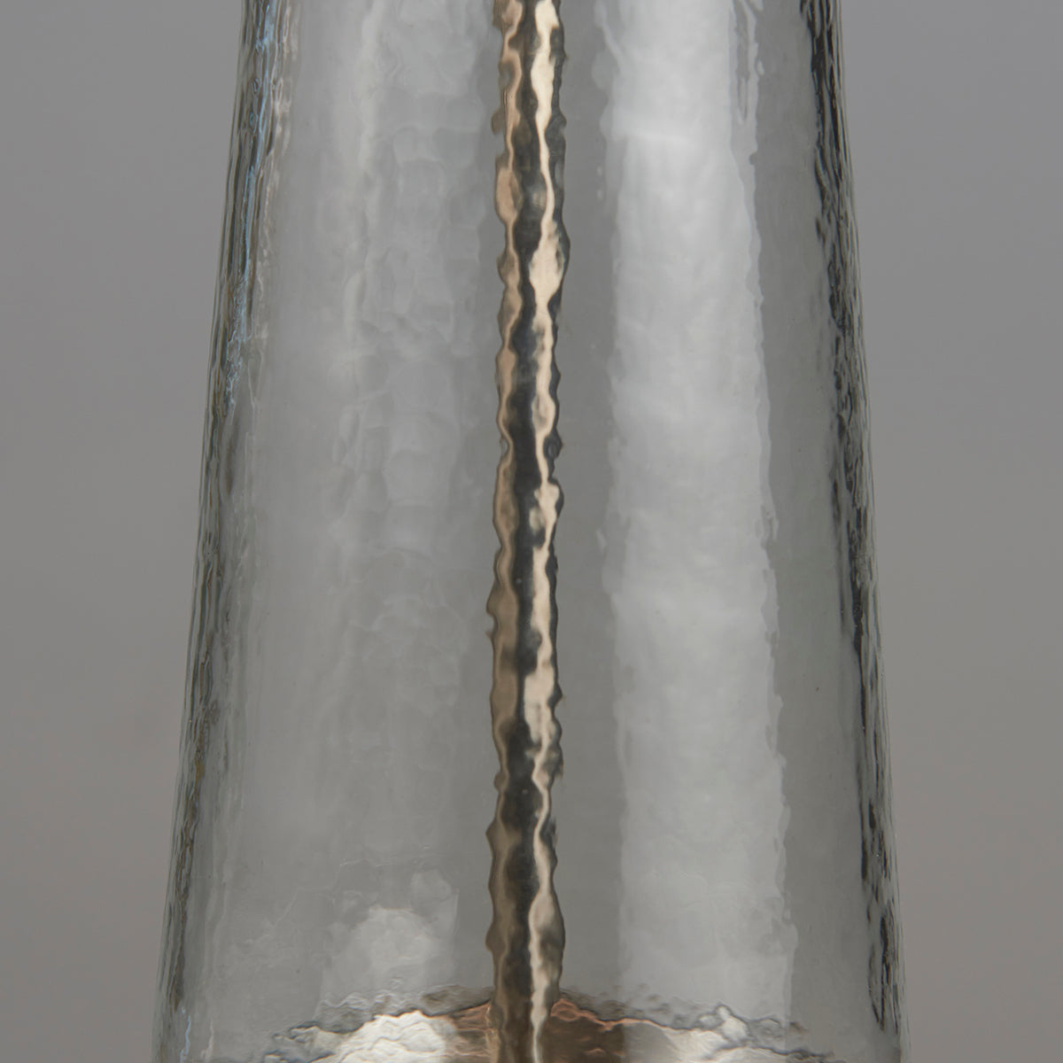 Nickel plate with grey velvet